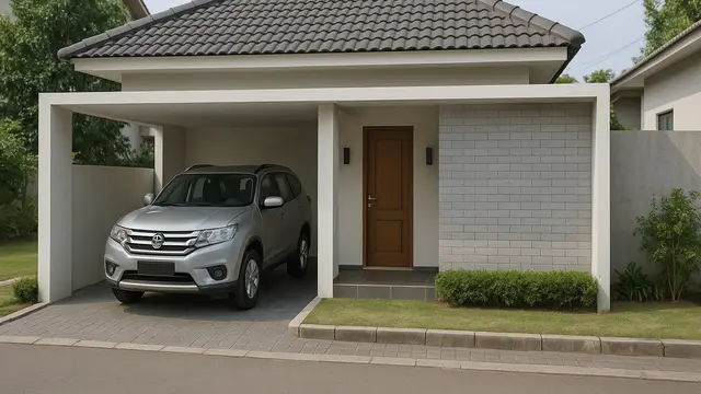 ⁠Model Rumah dengan Garasi Samping