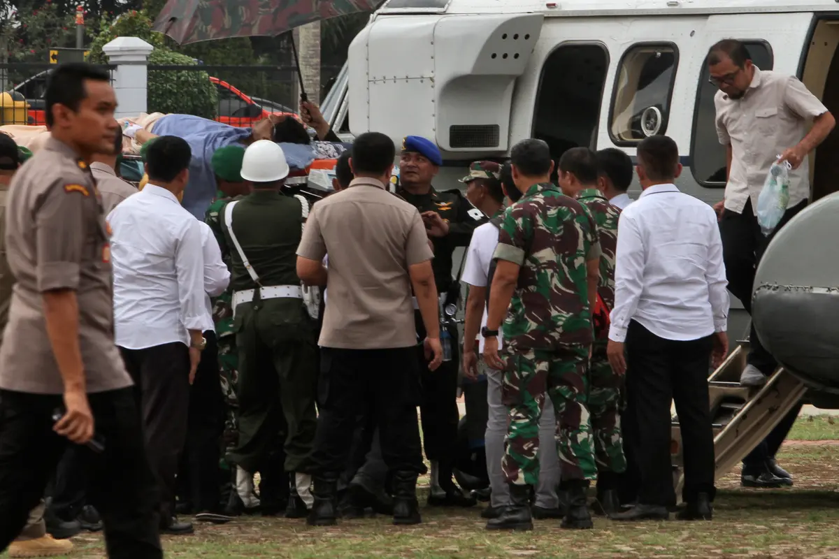Wiranto Dibawa ke RSPAD Pakai Helikopter