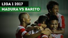 Madura United berhasil mengalahkan Barito Putera dengan skor 3-1.
