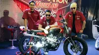 Motor Custom Kolaborasi 3 Artworker Indonesia (Arief A/Liputan6.com)