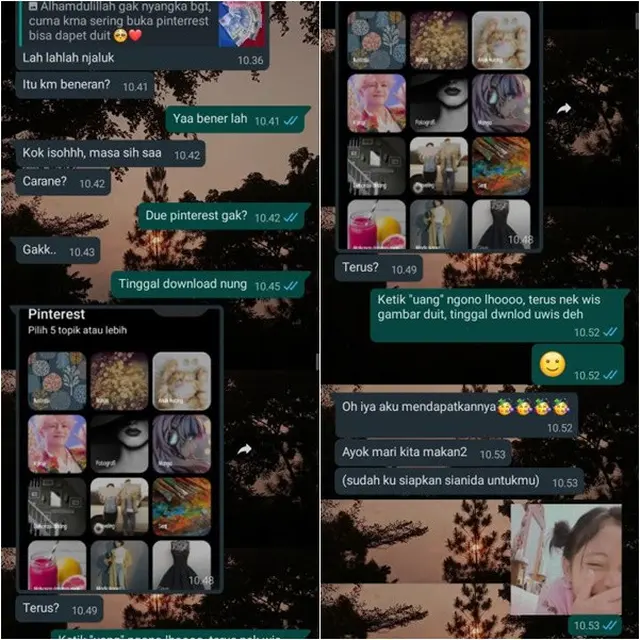 7 Chat Netizen Kena Prank Status Gambar Uang Ini Bikin Tepuk Jidat