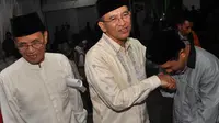 Ketua Umum PPP Suryadharma Ali menghadiri Silaturahmi Nasional Alim Ulama se-Indonesia di Jakarta, Kamis (23/10/2014). (Liputan6.com/Miftahul Hayat)
