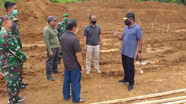 Kementerian PUPR membangun 45 rumah khusus untuk anggota TNI AD di Kodam Kasuari XVIII di Kabupaten Manowari, Papua Barat. (Dok Kementerian PUPR)