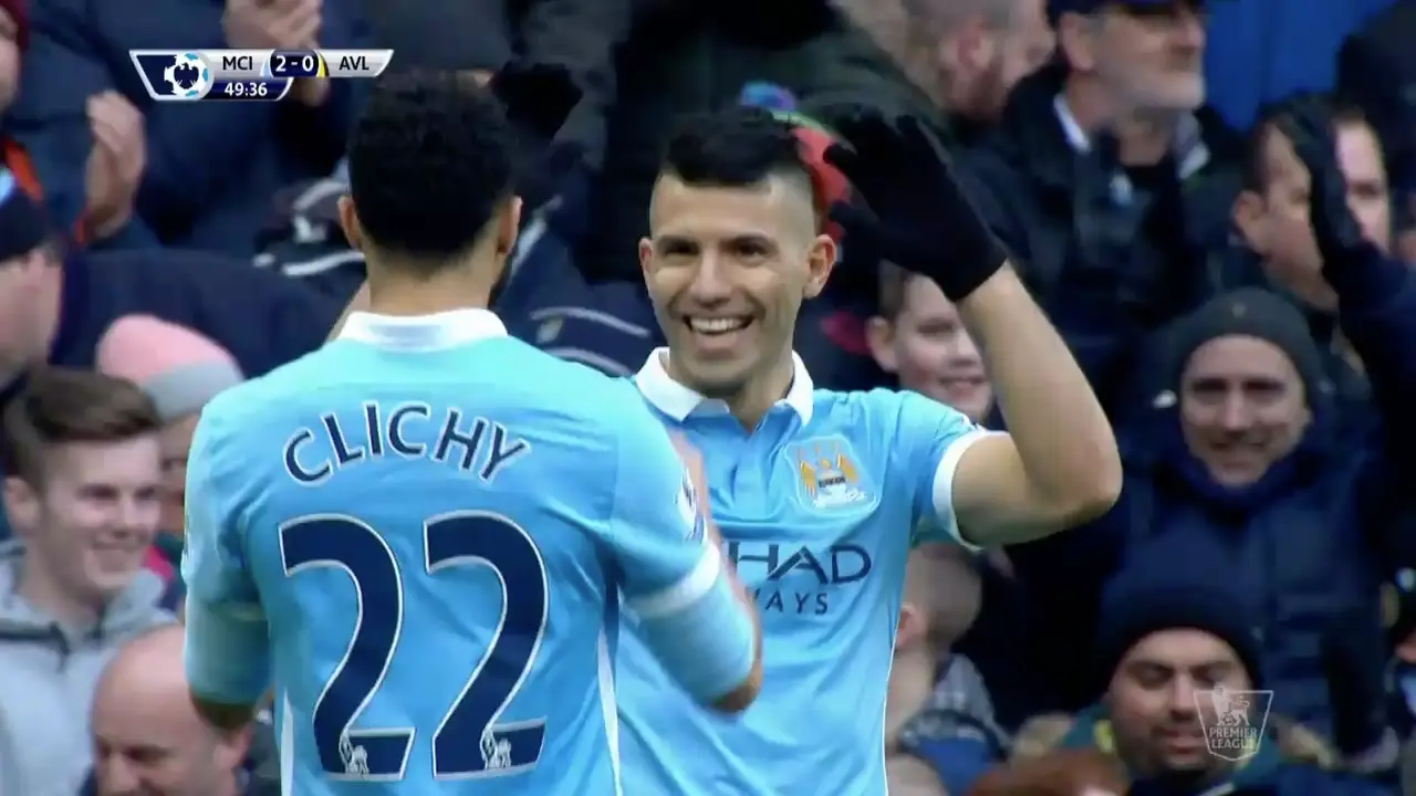 Gol Tak Sengaja Sergio Aguero Gandakan Keunggulan Manchester City