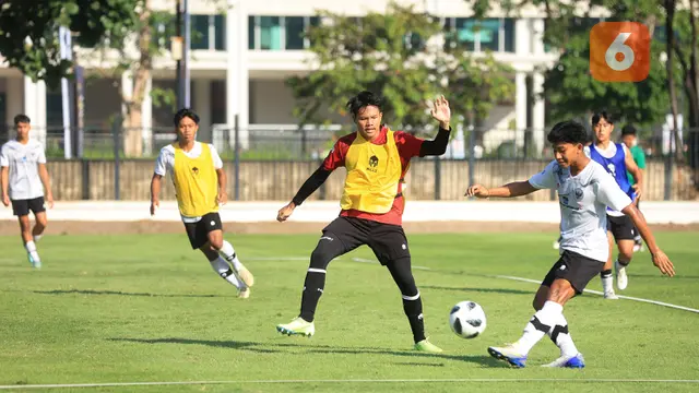 Andrika Fathir - Latihan Timnas Indonesia U-17