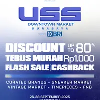 USS Downtown Market di Suraaya hadirkan diskon menarik./copyright istimewa