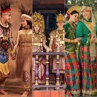 Prewedding Putri Andika Perkasa, Angela Perkasa Kenakan 7 Pakaian Adat Indonesia. [@hafizzyakbar]