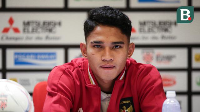 Pemain Timnas Indonesia Marselino Ferdinan
