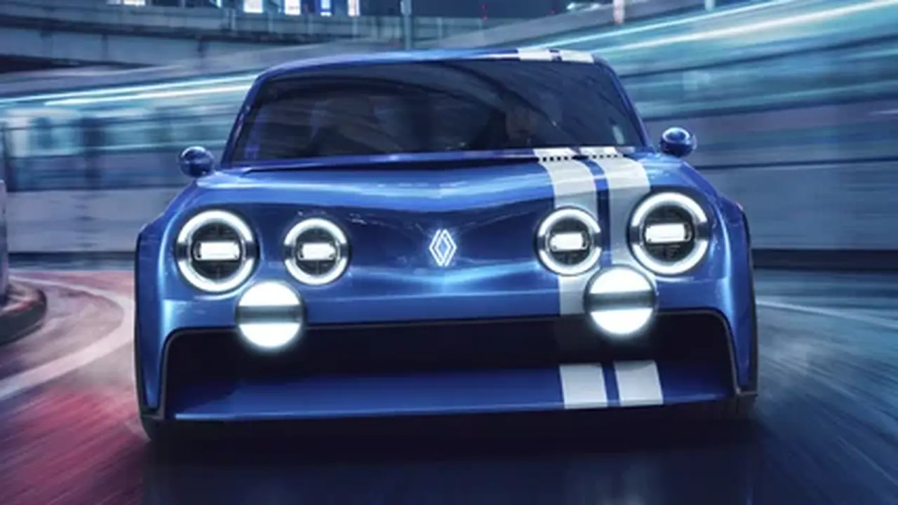 Desain Fasia Depan Renault 8 Gordini Konsep dengan DNA Retro Modern