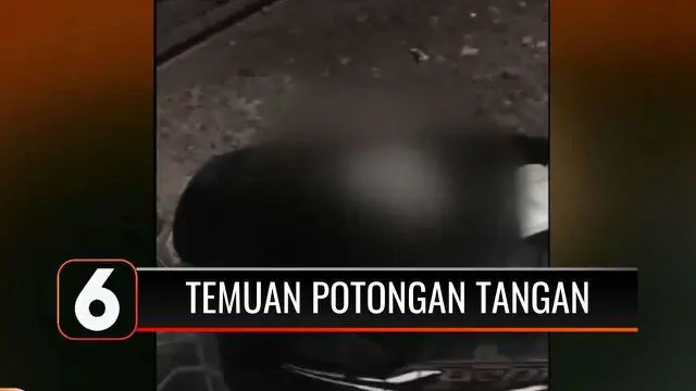 VIDEO: Heboh, Ada Potongan Tangan Manusia di Atas Motor yang Terparkir