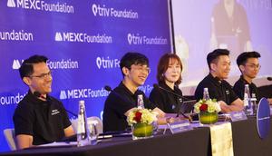 MEXC Foundation bersama&nbsp;Triv meluncurkan program beasiswa. (Foto: Istimewa)