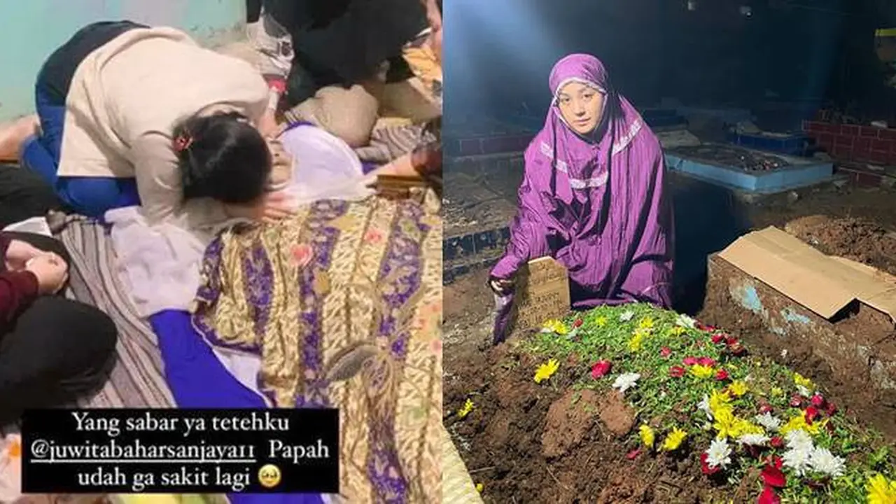 Penuh Haru, Ini 6 Potret Juwita Bahar Bersama Mendiang Ayah Hingga Liang Lahat