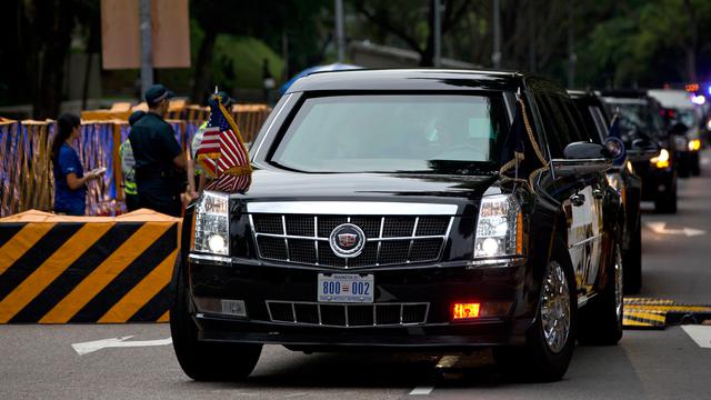 Donald Trump Pamerkan Mobil Kepresidenan As The Beast Ke Kim Jong Un Global Liputan6 Com