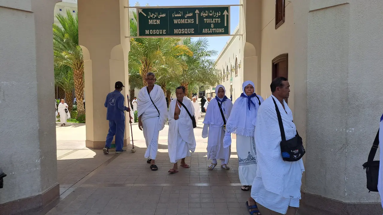 Jemaah Haji Bergerak ke Makkah
