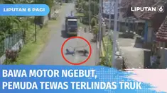 Kecelakaan maut terjadi di Banyuwangi. Kamera CCTV merekam seorang pemuda sebelumnya terpeleset dan terjatuh ke aspal setelah melewati jalan berpasir, tak lama tubuhnya terlindas truk yang melaju dari arah berlawanan hingga tewas.