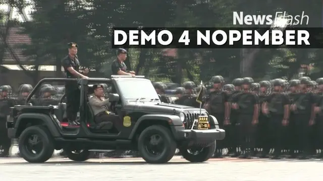 NEWS FLASH: Polri Tambah Kekuatan dari Brimob Amankan Demo 4 November
