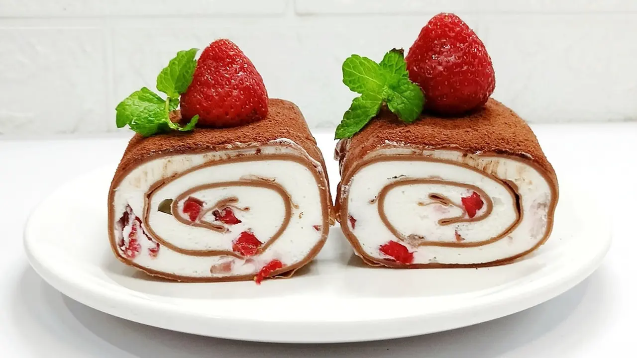 crepe roll cake krepes gulung isi krim