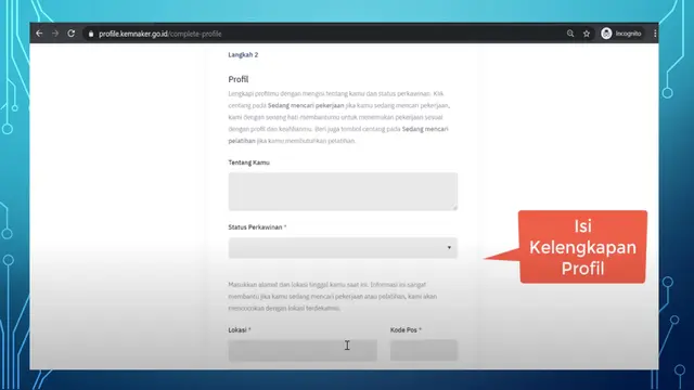 Tata cara melakukan pengaduan secara online.
