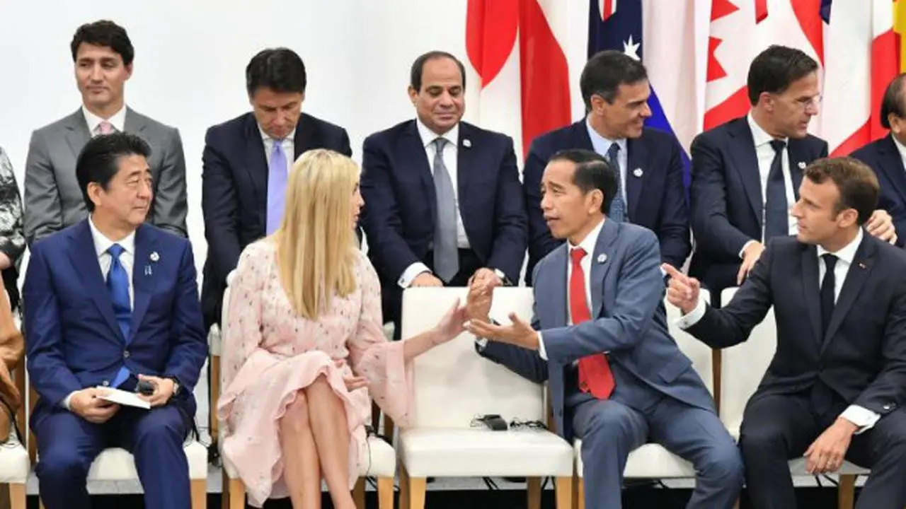 Presiden Jokowi hadiri KTT G20 di Osaka, Jepang.