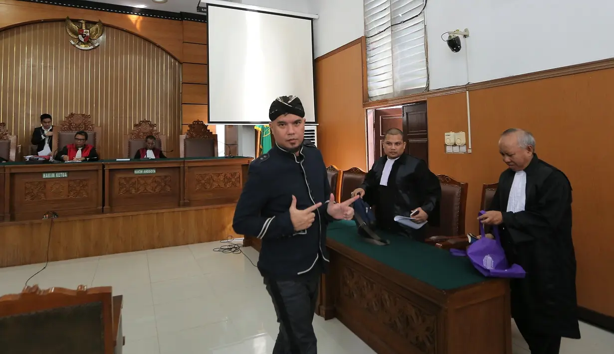 Ahmad Dhani di PN Jaksel