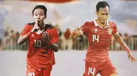 Timnas Indonesia - Beckham Putra, Robi Darwis (Bola.com/Adreanus Titus)