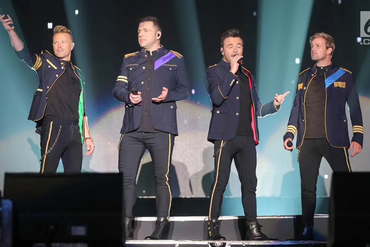 Konser Westlife Ajak Penonton Bernostalgia