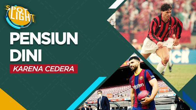Berita video spotlight kali membahas tentang empat pemain yang pensiun dini akibat cedera, salah satunya ialah Marco van Basten.