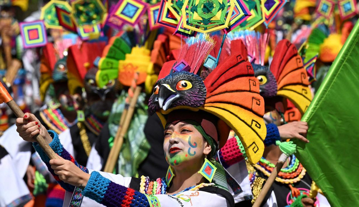 Keragaman budaya tersebut telah dinyatakan sebagai warisan budaya takbenda oleh UNESCO pada tahun 2009. (JOAQUIN SARMIENTO/AFP)
