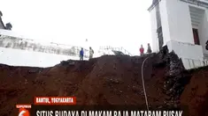 Areal yang longsor merupakan komplek bangunan baru atau penambahan dari komplek pemakaman yang sudah ada sebelumnya.