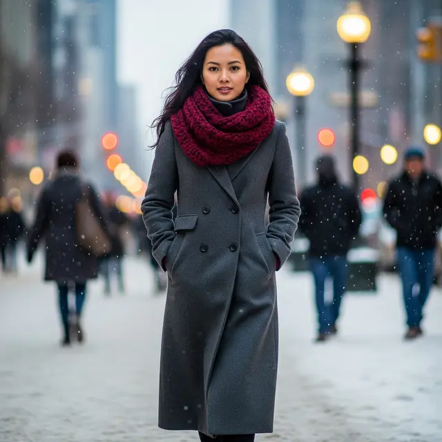9 Model Outer Wool Tebal Hangat untuk Musim Dingin, Pilihan Hadapi Cuaca Ekstrem