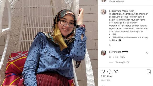 Bebi Silvana hamil anak pertamanya dengan Opick