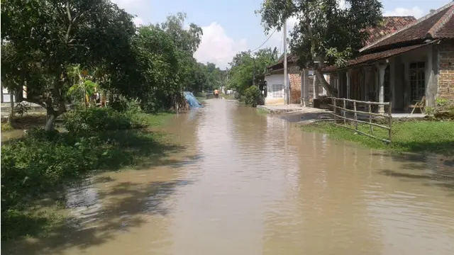 Banjir di Desa Bajang Ponorogo