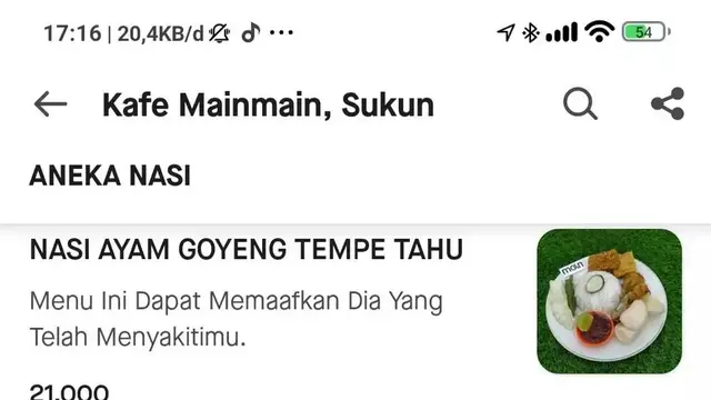 8 Potret Deskripsi Menu Makanan Ini Kreatif Banget, Bikin Geleng Kepala