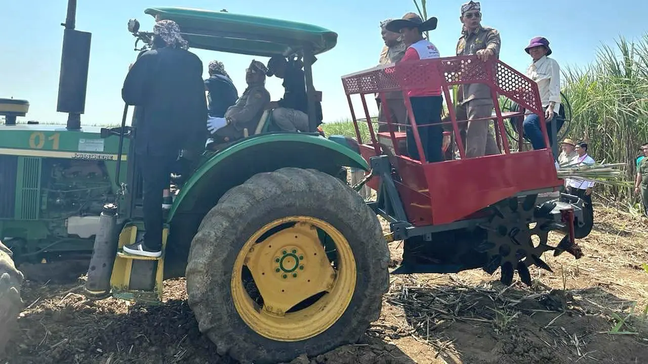 Tekan Biaya Produksi, Mentan SYL Dorong Petani Perkebunan Tebu Manfaatkan Taksi Alsintan