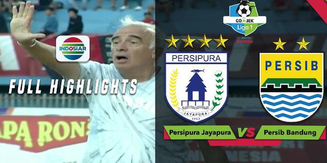 VIDEO: Highlights Liga 1 2018, Persipura Vs Persib 1-1