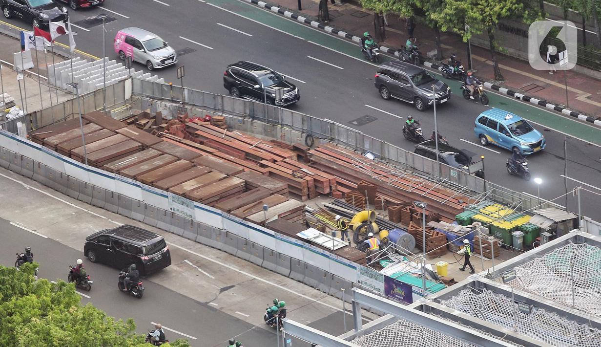 Kemudian segmen dua yaitu Harmoni sampai dengan Stasiun Kota yang ditargetkan rampung pada 2029. (Liputan6.com/Angga Yuniar)