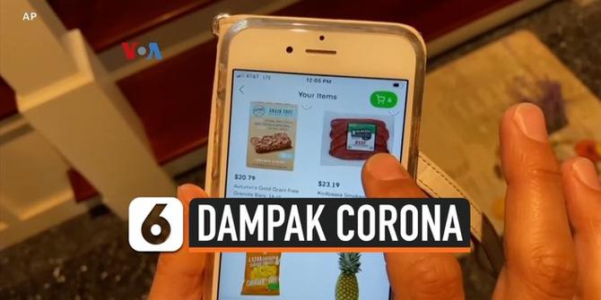 VIDEO: Corona Dongkrak Belanja Bahan Makanan Online