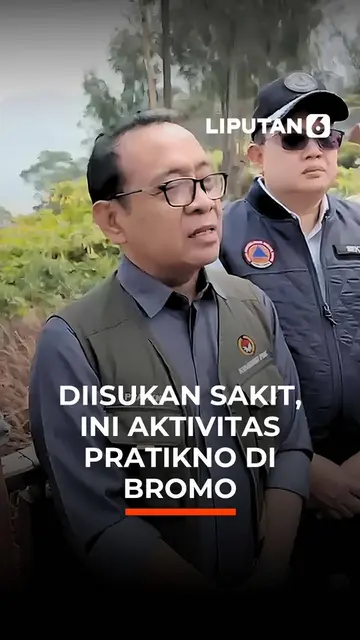 Diisukan Sakit, Ini Aktivitas Pratikno di Bromo