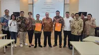 Penandatanganan Nota Kesepahaman PT. Pos Indonesia (Persero) dengan PT Goopo Inovasi Indonesia. (Dok. IST)