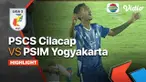 Berita video highlights Liga 2 2021/2022 pertandingan antara PSCS Cilacap kontra PSIM Yogyakarta pada Minggu, (26/9/2021) malam hari WIB.