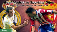Real Madrid vs Sporting Gijon (Bola.com/Samsul Hadi)