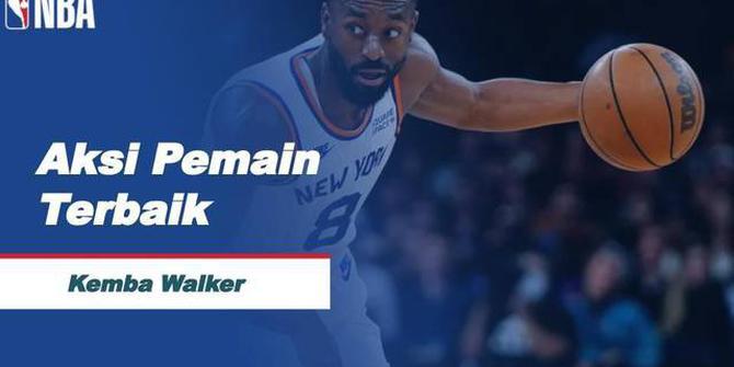 VIDEO: Aksi-aksi Kemba Walker Saat New York Knicks Bersua Washington Wizards di NBA 2021/2022