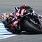 Jorge Martin beraksi di MotoGP Prancis 2026 (AFP)