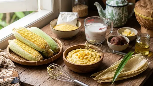 Resep Bolu Jagung Manis Kukus
