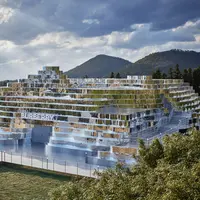 Burberry baru saja memperkenalkan Imagined Lanscape yang dihadirkan di Pulau Jeju, Korea. Untuk pertama kalinya bagi Burberry menghadirkan pop-up showcase yang imersif di pulau ini. Foto: Document/Burberry.