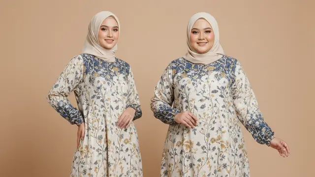 Gamis Batik Maxi Flowing