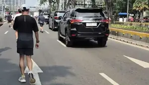 Viral Toyota Fortuner dan Alphard Pelat Nomor ZZ Terobos CFD, Siapa Pemiliknya?