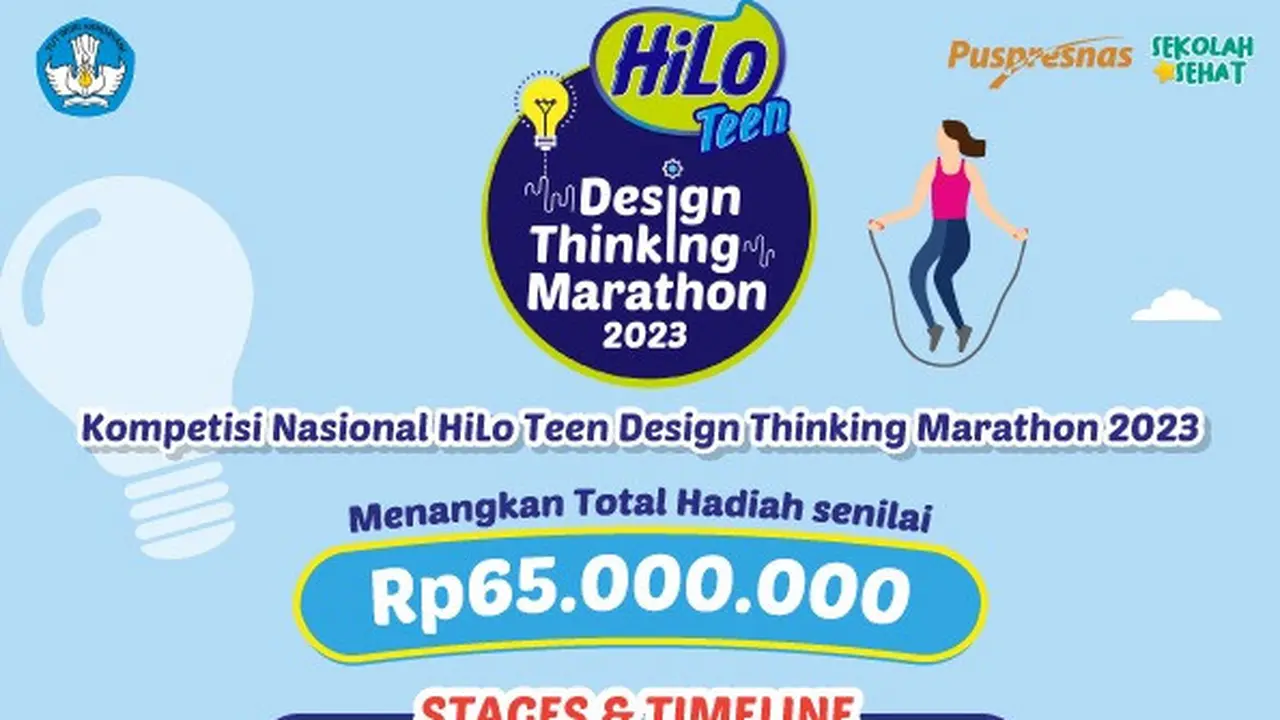 HiLo Teen Design Thinking Marathon 2023 Dukung Kampanye Sekolah Sehat Kemendikbudristek