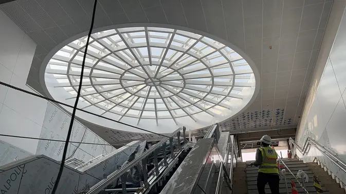 Menengok Stasiun MRT Monas, Bakal Ada Ruang Seni dan Pameran Edukasi
