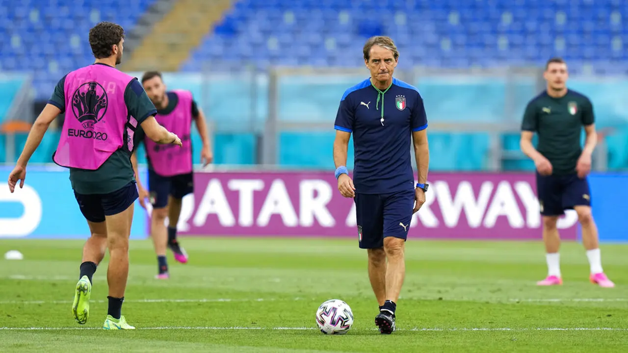 FOTO: Italia Siap Hadapi Turki di Laga Pembuka Euro 2020